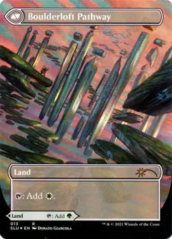 Branchloft Pathway (Borderless) #13 (Foil) (NM) Secret Lair SLU Magic MTG - Image 2