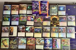 Magic The Gathering Teenage Mutant Ninja Turtles TMNT Card Lot Collectors Booste - Image 1