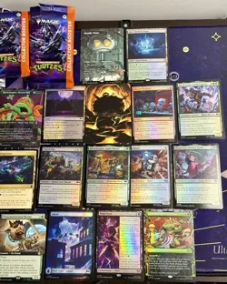 Magic The Gathering Teenage Mutant Ninja Turtles TMNT Card Lot Collectors Booste - Image 2