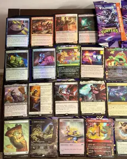 Magic The Gathering Teenage Mutant Ninja Turtles TMNT Card Lot Collectors Booste - Image 4