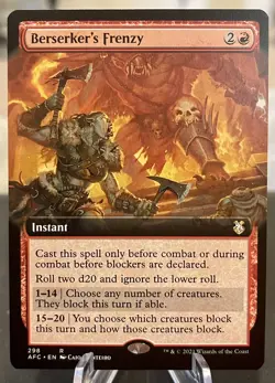 MTG Berserker's Frenzy Commander: Adventures in the Forgotten Realms 298 Regular - Image 1
