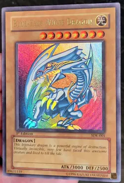 Yugioh Blue-Eyes White Dragon SDK-001 1st Edition Ultra Rare - Image 5