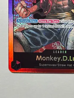 Monkey.D.Luffy ST01-001 One Piece Starter Deck 1 Straw Hat Crew Foil - Image 4