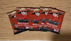 5 x One Piece TCG OP13 Carrying On His Will Sealed Booster Packs - Image 1