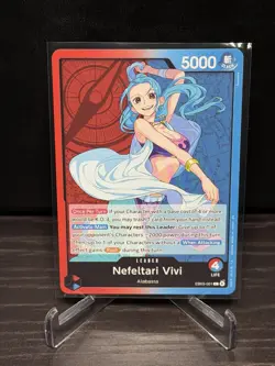 One Piece TCG Nefeltari Vivi EB03-001 Normal Leader Non Foil - Image 1