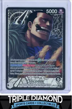 One Piece OP14-079 The Azure Sea's Seven Crocodile Alternate Art Life 5 V645 - Image 1