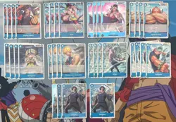 One Piece TCG Card Game - Blue Kuzan Deck + optional cards - Sleeved - English - Image 2