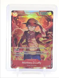 MONKEY D. LUFFY 2024 ONE PIECE TREASURE BOOSTER SUPER RARE #ST10-006 Q5857 - Image 1