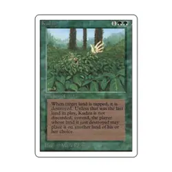 WOTC MtG Unlimited Kudzu (R) EX - Image 1