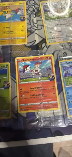 US SELLER Pokemon Futsal On The Ball Football set, 5 Promo cards all Sealed - Image 5