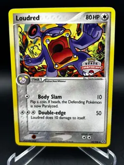 2005 Pokemon State Championships Promo Card Loudred 35/106 EX Emerald Set TCG - Image 1
