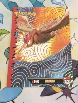 Fearow #22 - Gold Holo Box Hit - Cards Top Rocket Set - Pokemon Card NM - Image 2