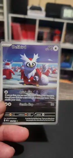 Pokemon Mega Evolution Delibird 152/132 Me01: Mega Evolution Holo Card - Image 2