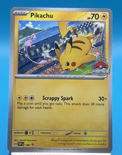 Pikachu 190/SVP - Promo Pokemon Card Mew World Championships 2024 - Image 1