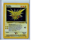 Pokemon Card Zapdos Holo Rare Fossil Set 15/62 80 HP Unlimited - Image 4