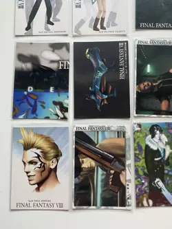 1999 Carddass Masters Final Fantasy VIII: Triple Triad Card Lot Of 15 Cards - Image 5