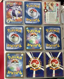Vintage Pokemon Card Collection - No Binder Lot 5 Pages - Holo - Modern LP/NM - Image 2