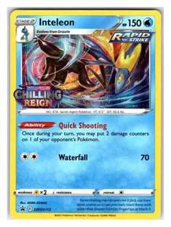 Pokemon TCG - Inteleon - (Prerelease) - SWSH: Sword & Shield Promo Cards SWSH113 - Image 1