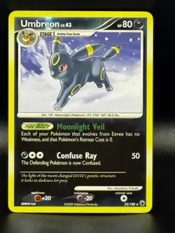 Umbreon 32/100 Majestic Dawn Reverse Holo Lp Pokemon Card - Image 1