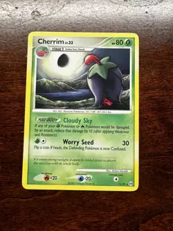 Cherrim Rare 15/99 2009 Arceus Set Pokemon TCG Card English - Image 1