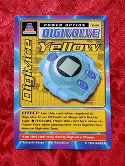 Bandai Digimon Trading Card Starter Deck 1 Digivice Yellow St-62 - Image 1