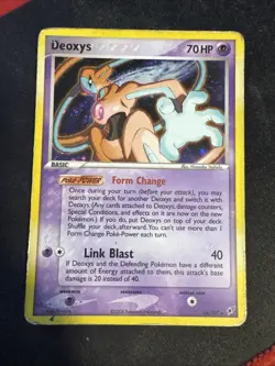HP Deoxys 16/107 Starcharge Theme Deck 2005 Pokemon TCG Card Holo Rare - Image 1