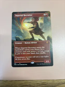Imperial Recruiter Borderless NM-MINT PACK FRESH Modern Horizons 2 MTG - Image 1