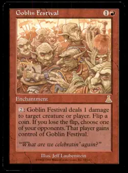 Goblin Festival LP Light Play Urza's Destiny MTG [11584] - Image 1