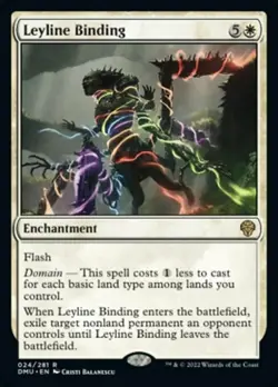 Magic The Gathering MTG LEYLINE BINDING Dominaria United NM Near Mint - Image 1