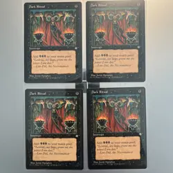 4x Dark Ritual - Playset NM - Ice Age - MTG - Black Instant Magic the gathering - Image 1