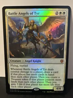 Battle Angels of Tyr (Foil) - CLB MTG 009 - Image 1
