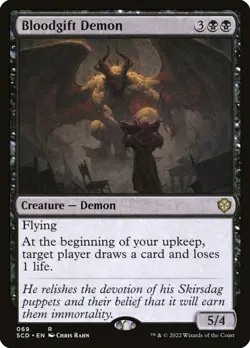 MTG Bloodgift Demon ** Starter Commander Decks ** English - Image 1