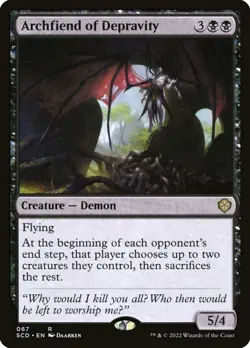 MTG Archfiend of Depravity ** Starter Commander Decks ** English - Image 1