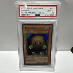 Yu-Gi-Oh PSA 10 1st Edition Kuriboh Metal Raiders Super Rare MRD-071 2002 - Image 1