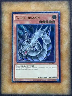 Yugioh Cyber Dragon OP16-EN001 Ultimate Rare NM - Image 1