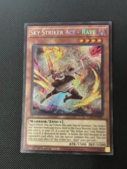 Yugioh | Sky Striker Ace - Raye (Alternate Art) - L26D-ENS01 - Secret Rare NM - Image 1