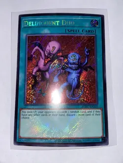 Yugioh Delinquent Duo LCKC-EN101 Secret Rare NM - HOLO BLEED + BONUS - Image 1