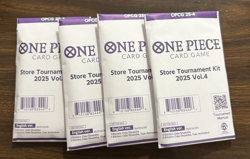 4 KIT LOT of SEALED 2025 One Piece TCG Tournament Kits Vol 4 English (7A) - Image 1