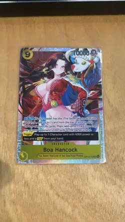 Boa Hancock Super Rare The Azure Sea's Seven OP14-112 NM One Piece - Image 1