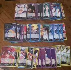 51x Japanese One Piece TCG Regular Leader L mixed lot - Image 1