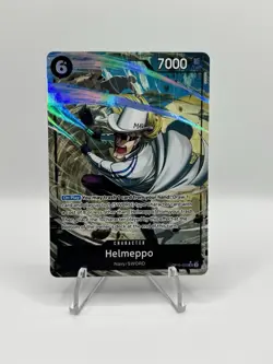 One Piece CCG Helmeppo OP11-092 Alt Art SR - English - PACK FRESH MINT - Image 1