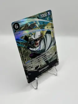 One Piece CCG Helmeppo OP11-092 Alt Art SR - English - PACK FRESH MINT - Image 2