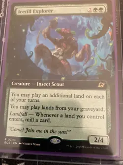 ICETILL EXPLORER (EXTENDED ART) Edge Of Eternities EOE Magic MTG MINT CARD - Image 1