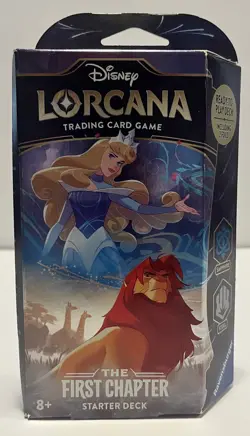 Disney Lorcana Trading Card Game The First Chapter Starter Deck Sapphire & Steel - Image 1