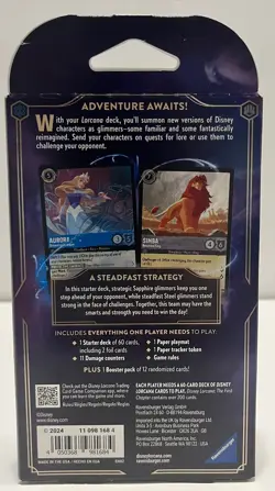 Disney Lorcana Trading Card Game The First Chapter Starter Deck Sapphire & Steel - Image 4