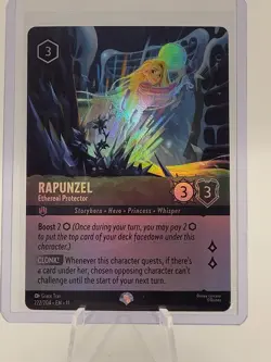 EN11 Disney Lorcana RAPUNZEL Epic #222 Ethereal Protector Winterspell Tangled - Image 1