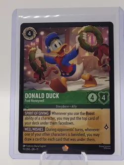 EN11 Disney Lorcana DONALD DUCK Legendary #93 Fred Honeywell Winterspell - Image 1