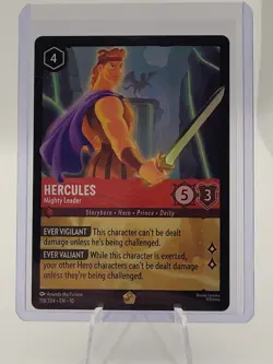 EN10 Disney Lorcana HERCULES Legendary #118 Mighty Leader Whispers in the Well - Image 1
