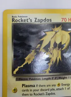 Pokemon TCG Gym Challenge Rockets Zapdos Holo Card 15/132 MP - Image 3
