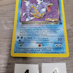 Dark Gyarados Holo Team Rocket Prerelease Promo Pokemon Card - NM Near Mint 8/82 - Image 3